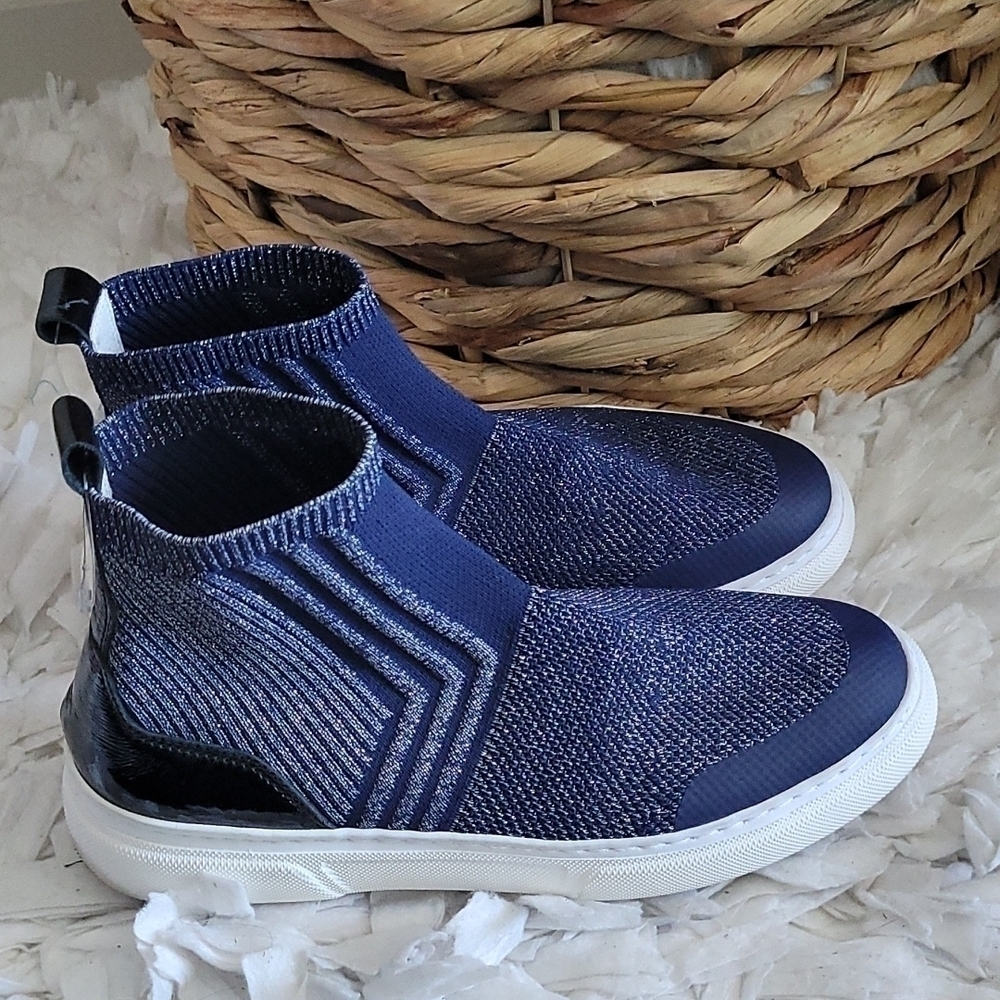Johnston and Murphy flex sock high top slipon sneakers